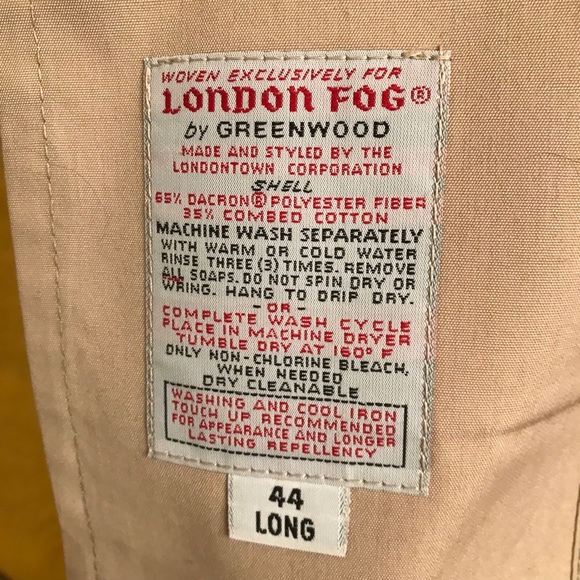 London Fog men’s raincoat. Great condition. - Picture 2 of 8